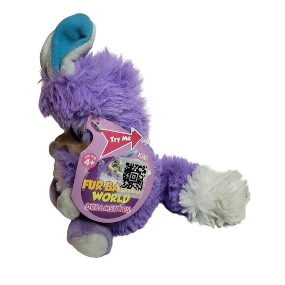 Fur Babies Kiki The Dreamer World Dreamstars Stuffed Plush Purple Toy NWT - Picture 4 of 5